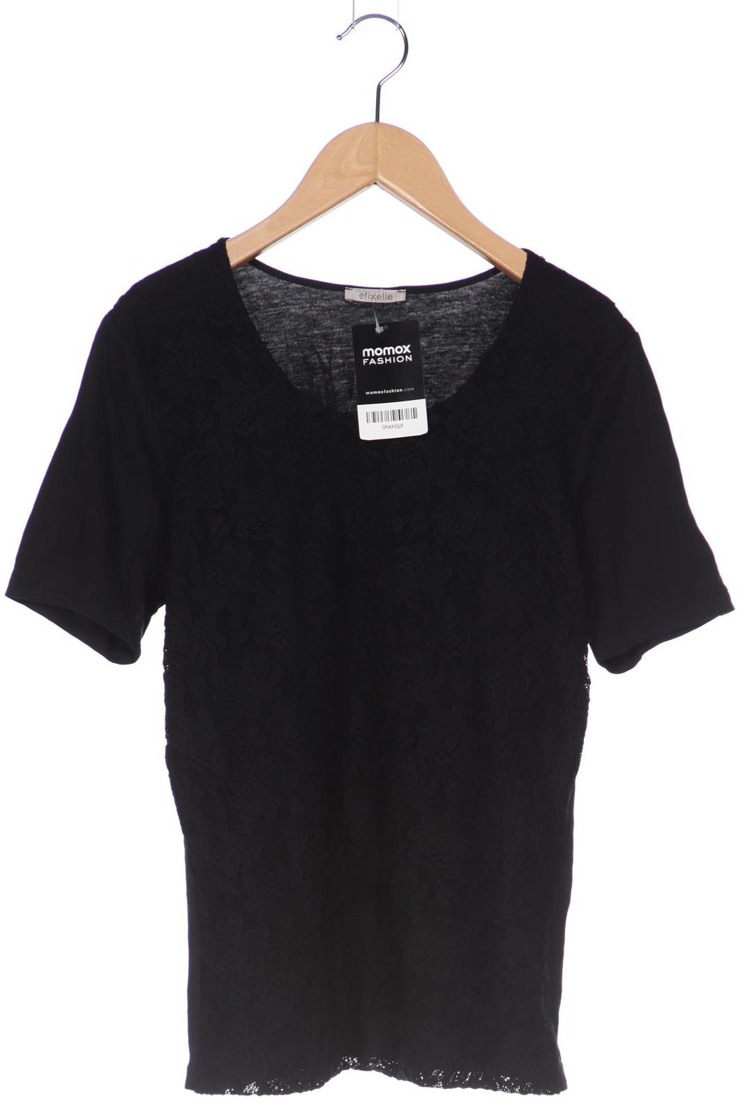 efixelle Damen T-Shirt, schwarz von efixelle