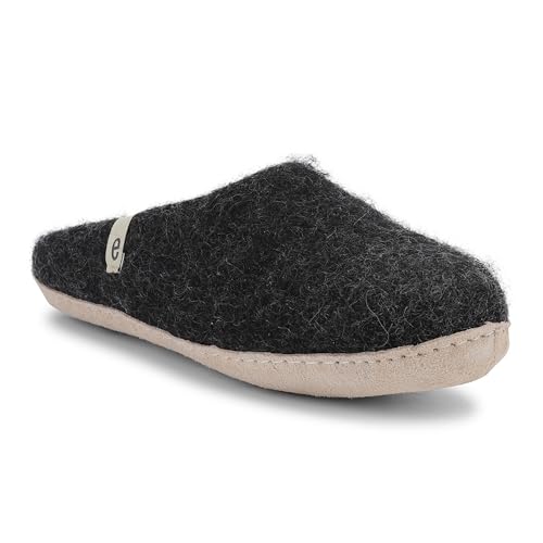 egos 16WMEG20100, Herren Hausschuhe lindgrün 39 EU, Schwarz - Schwarz (Nero EG.Black) - Größe: 42 EU von egos