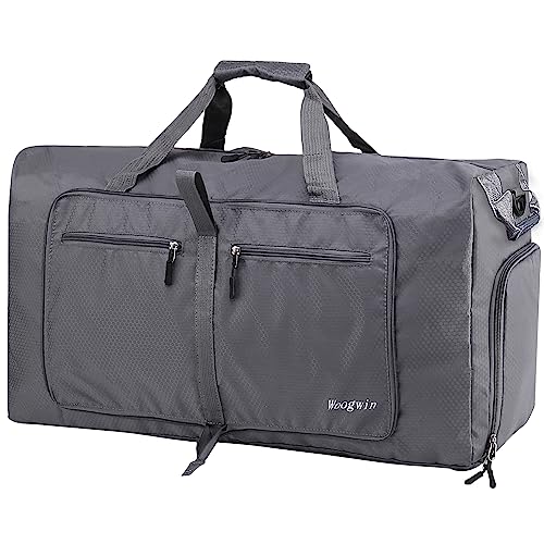 ehsbuy 100L Reisetasche Groß Faltbare Sporttasche Herren Damen mit Schuhfach Taschen Wasserdicht Saunatasche Travel Bag für Sports Urlaub Gym Übernachtung von ehsbuy