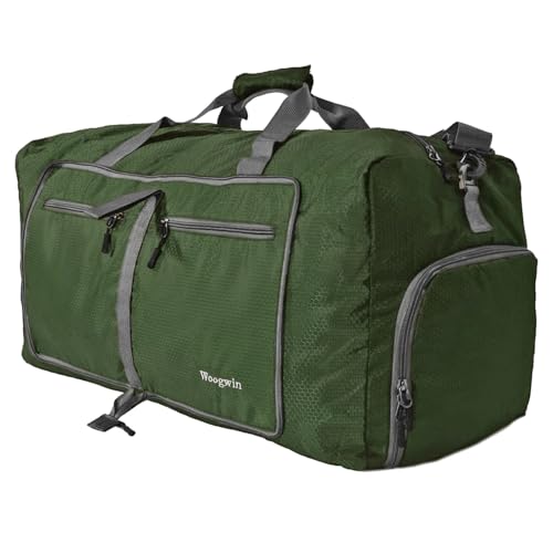 ehsbuy 60L Reisetasche Groß Faltbare Sporttasche Herren Damen mit Schuhfach Taschen Wasserdicht Saunatasche Travel Bag für Sports Urlaub Gym Übernachtung von ehsbuy