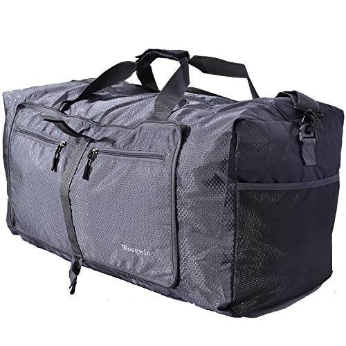 ehsbuy 60L Reisetasche Groß Faltbare Sporttasche Herren Damen mit Schuhfach Taschen Wasserdicht Saunatasche Travel Bag für Sports Urlaub Gym Übernachtung von ehsbuy