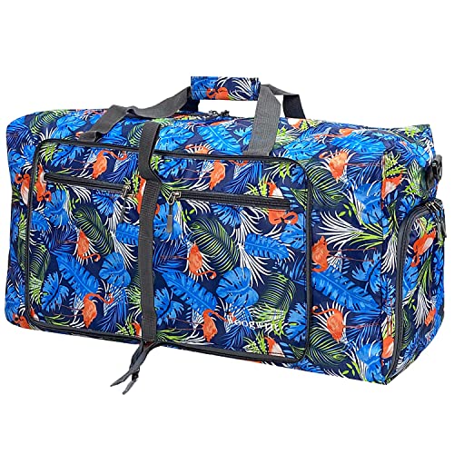 ehsbuy 60L Reisetasche Groß Faltbare Sporttasche Herren Damen mit Schuhfach Taschen Wasserdicht Saunatasche Travel Bag für Sports Urlaub Gym Übernachtung von ehsbuy