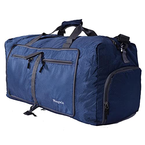 ehsbuy 60L Reisetasche Groß Faltbare Sporttasche Herren Damen mit Schuhfach Taschen Wasserdicht Saunatasche Travel Bag für Sports Urlaub Gym Übernachtung von ehsbuy