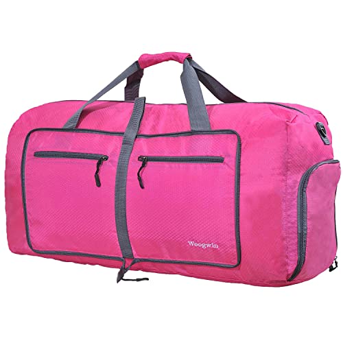 ehsbuy 60L Reisetasche Groß Faltbare Sporttasche Herren Damen mit Schuhfach Taschen Wasserdicht Saunatasche Travel Bag für Sports Urlaub Gym Übernachtung von ehsbuy