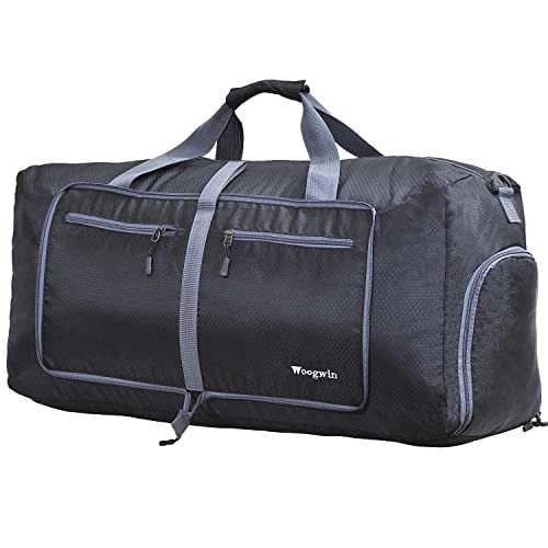 ehsbuy 60L Reisetasche Groß Faltbare Sporttasche Herren Damen mit Schuhfach Taschen Wasserdicht Saunatasche Travel Bag für Sports Urlaub Gym Übernachtung von ehsbuy