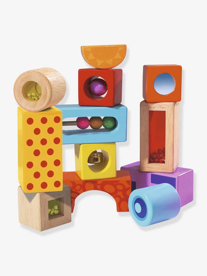 12 Baby Sound-Bausteine Eichhorn Color von eichhorn