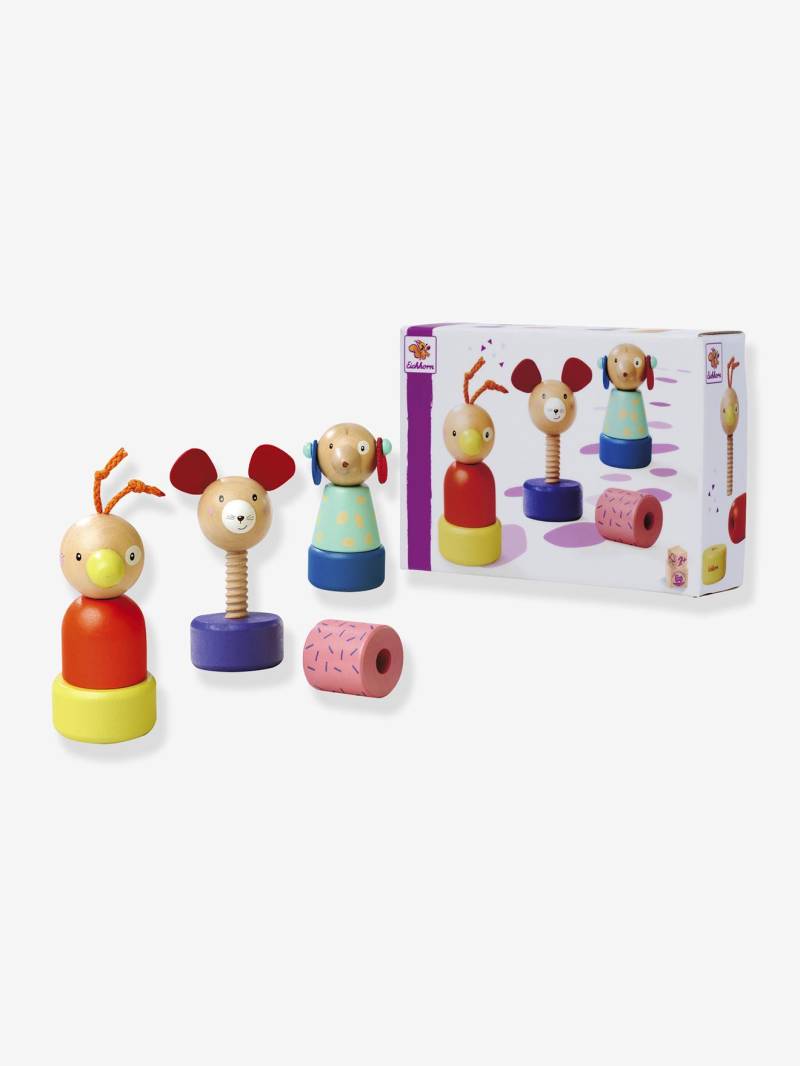 3er-Set Kinder Schraubfiguren Eichhorn Holz von eichhorn