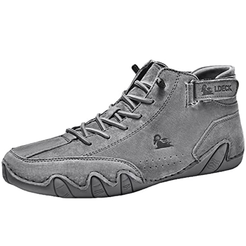 eimeinuosy Ankle Chukka Boots for Men's Suede Leather Casual Sneakers Driving Shoes Non-Slip, Grau, 7.5 eimeinuosy Ankle Chukka Boots for Men's Suede Leather Casual Sneakers Driving Shoes Non-Slip, Grau, 7.5 von eimeinuosy