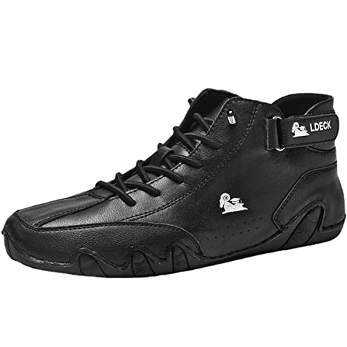 eimeinuosy Ankle Chukka Boots for Men's Suede Leather Casual Sneakers Driving Shoes Non-Slip, Schwarz, 6.5 eimeinuosy Ankle Chukka Boots for Men's Suede Leather Casual Sneakers Driving Shoes Non-Slip, Schwarz, 6.5 von eimeinuosy