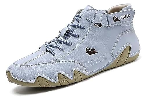 eimeinuosy Chukka-Stiefel für Herren, Sommer, lässig, Wildleder, Schnürstiefel, Outdoor, leicht, rutschfest, zum Fahren und Gehen, Himmelblau, 6.5 eimeinuosy Chukka-Stiefel für Herren, Sommer, lässig, Wildleder, Schnürstiefel, Outdoor, leicht, rutschfest, zum Fahren und Gehen, Himmelblau, 6.5 von eimeinuosy