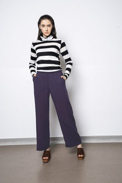 ein garten Studios elegante tencel Hose mit verstellbaren Bein von ein garten Studios