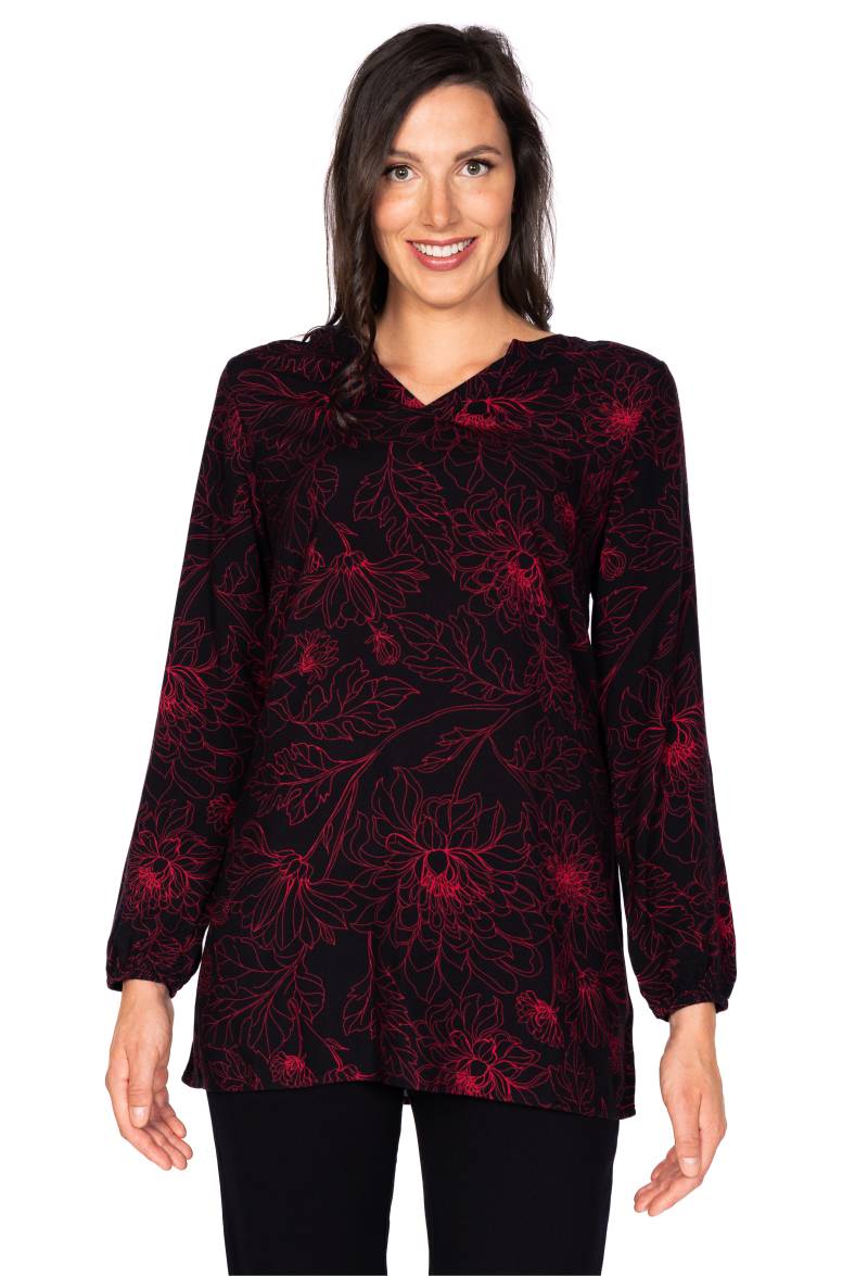 einfach Schön Tunika Mireya schwarz-rot von einfach Schön