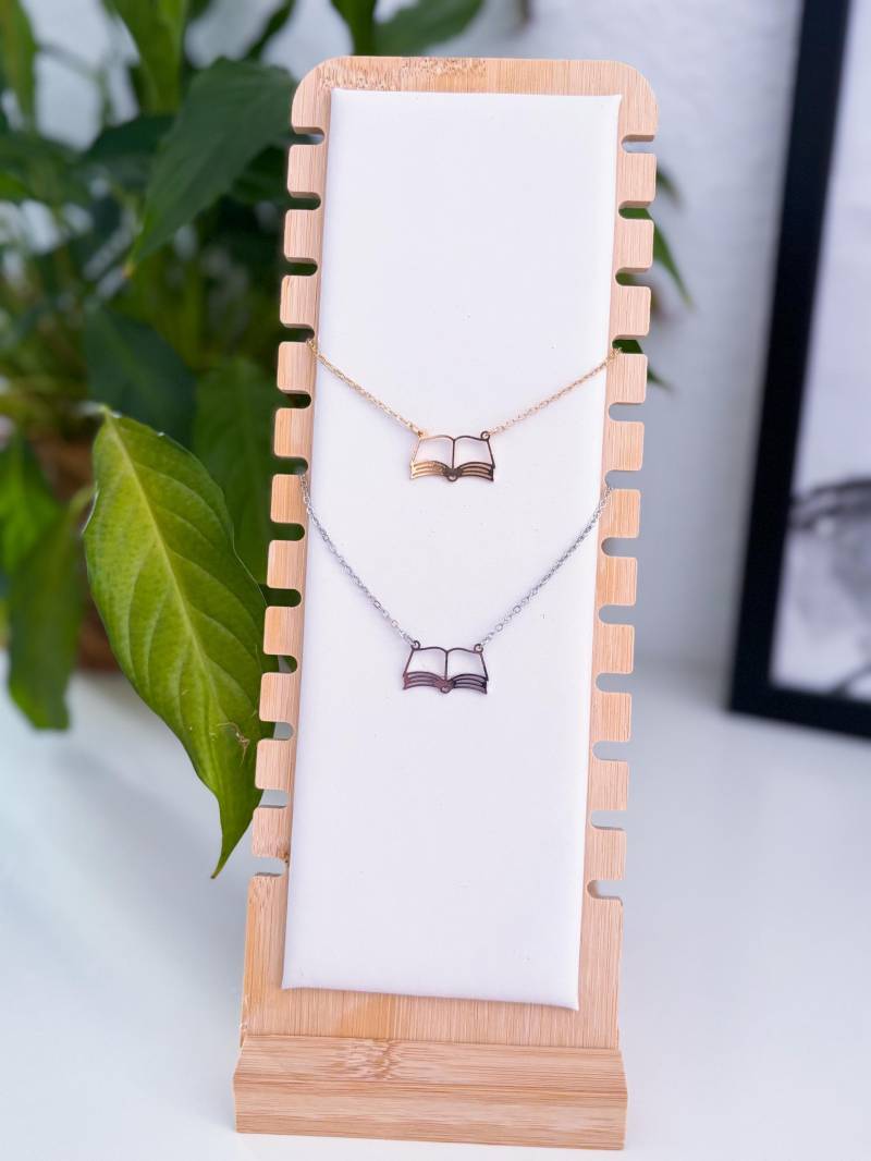 Kette Mit Buch; Buchkette; Bookmerch; Art. Nr. 27 von einfachIna
