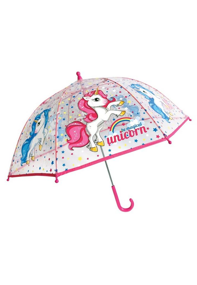 einhorn Stockregenschirm Kinder Mädchen Regenschirm Stock-Schirm Kuppelschirm von einhorn