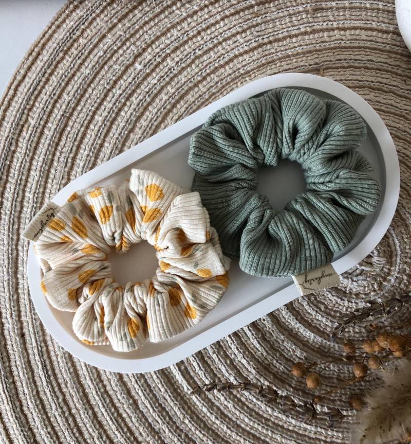 Scrunchie/Ripjersey Zitronen Stoffhaargummi Scrunchie/Ripjersey Zitronen Stoffhaargummi von einzelartig