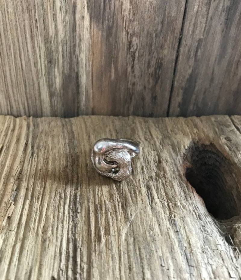 Gedrehter Silberring Modernist 1970Er Jahre von einzigartigschoenes