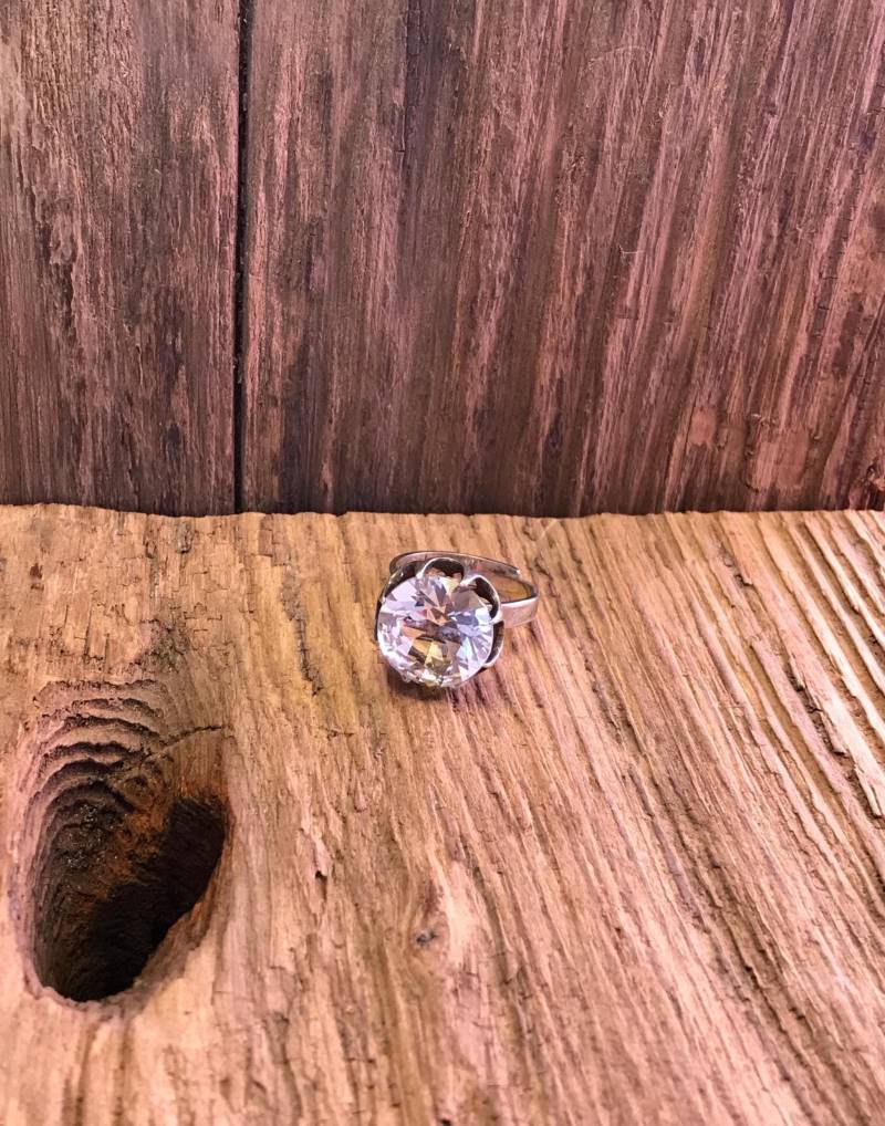 Ring Bengt Hallberg Beh Schweden Bergkristall Silber 925 1970Er Jahre Modernist von einzigartigschoenes