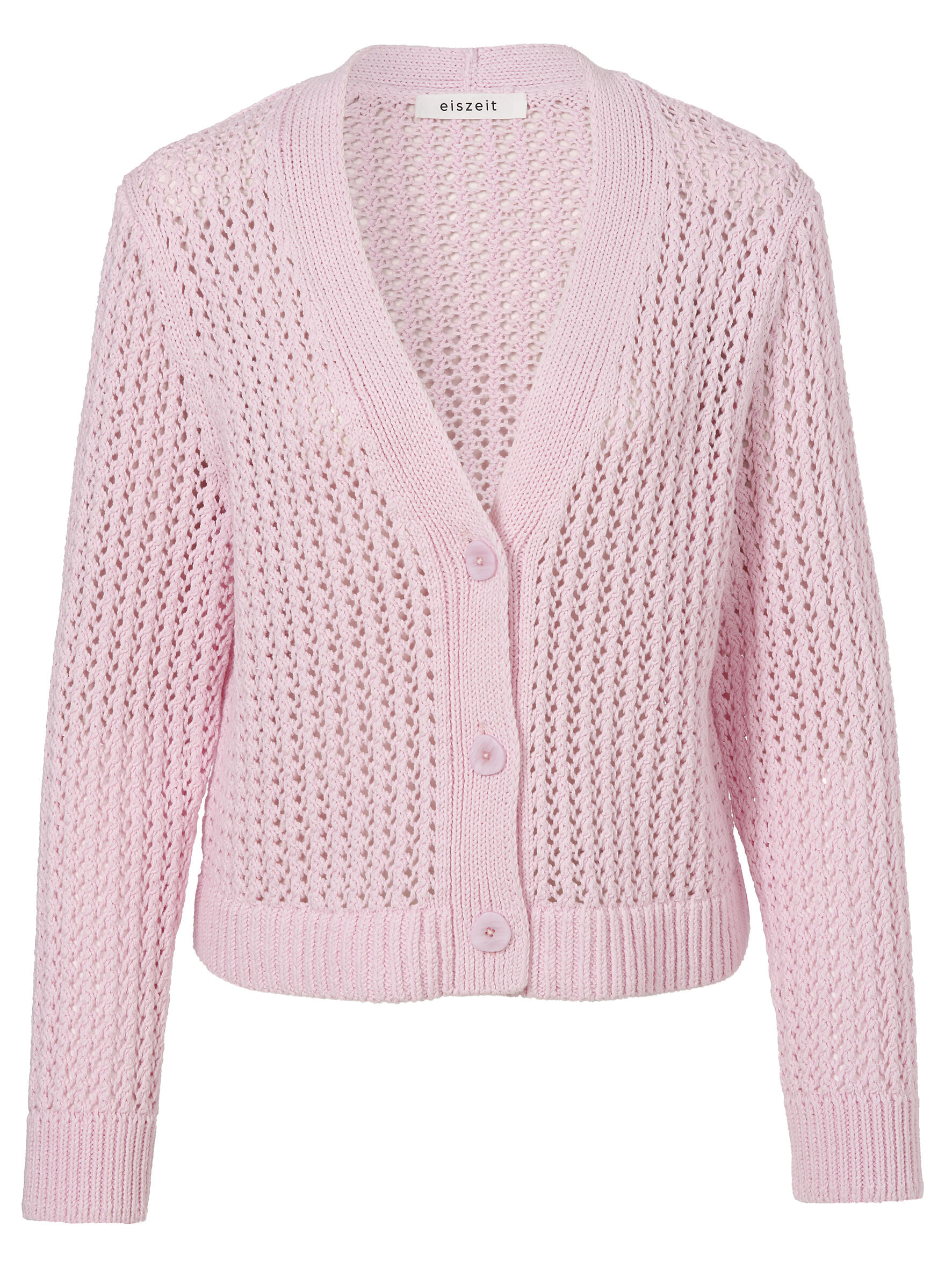 eiszeit - Jacke 1/1 Arm Struktur blush - Gr. - 42 von eiszeit
