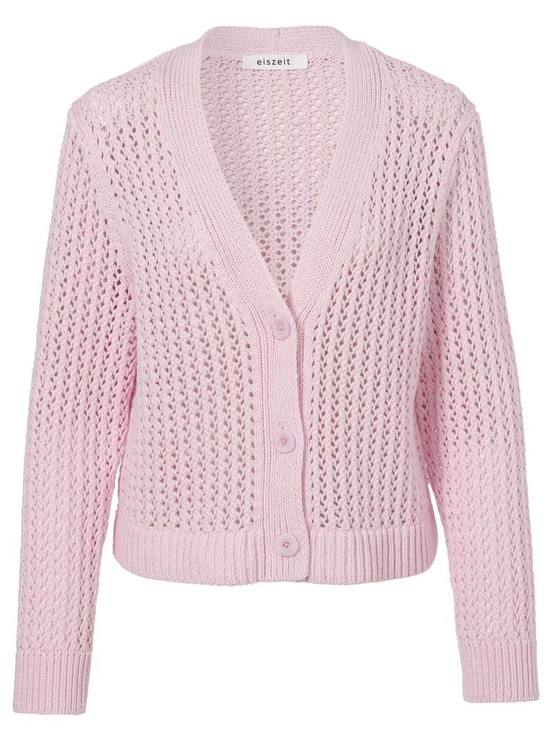 eiszeit - Jacke 1/1 Arm Struktur blush - Gr. - 42 von eiszeit