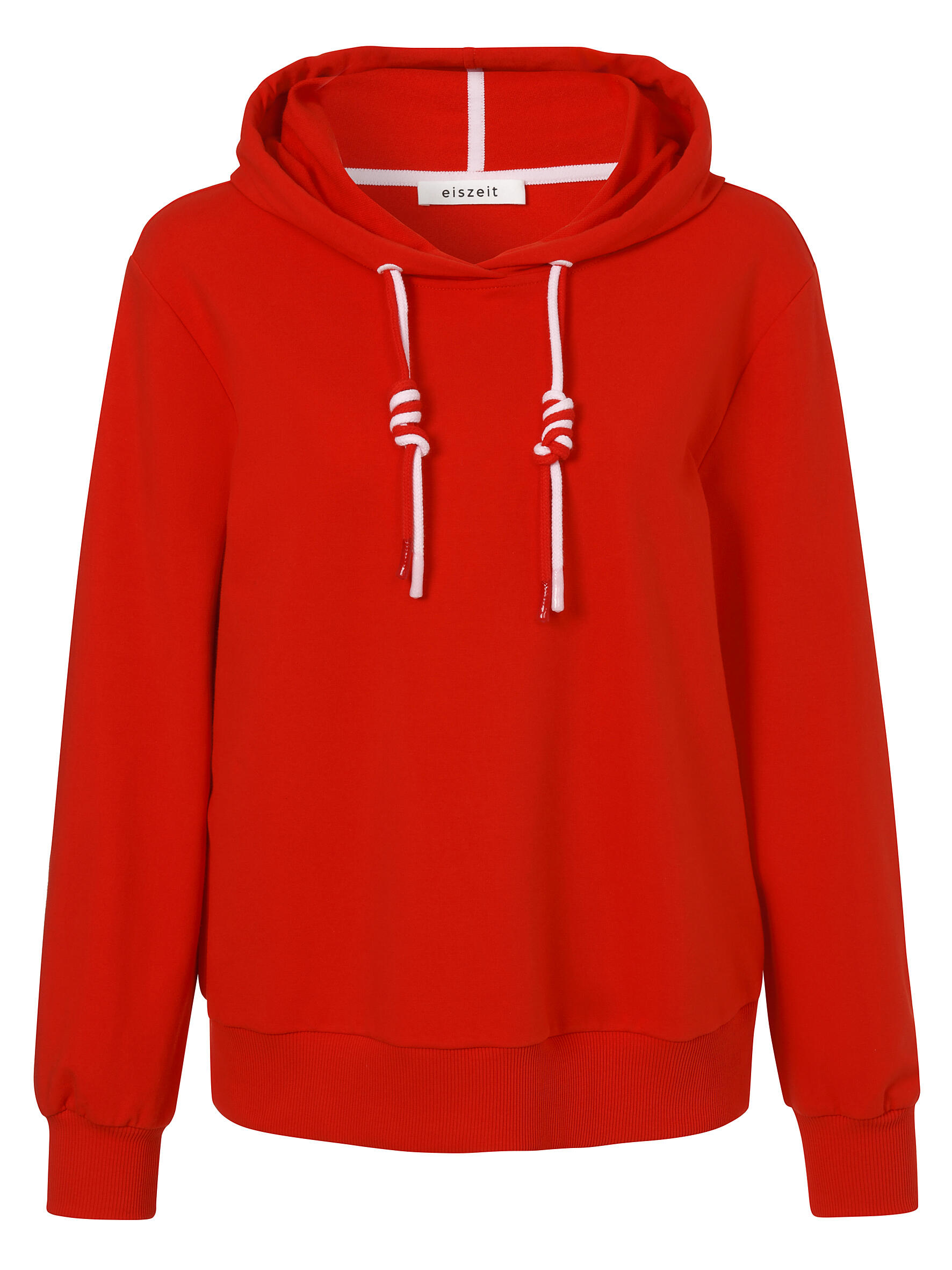 eiszeit - Sweatshirt Kapuze 1/1 Arm crimson red / blush - Gr. - 42 von eiszeit