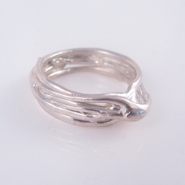 Abstrakter Rankenring Aus Sterlingsilber, Größe 32, 5 Abstrakter Rankenring Aus Sterlingsilber, Größe 32, 5 von eklinedesigns