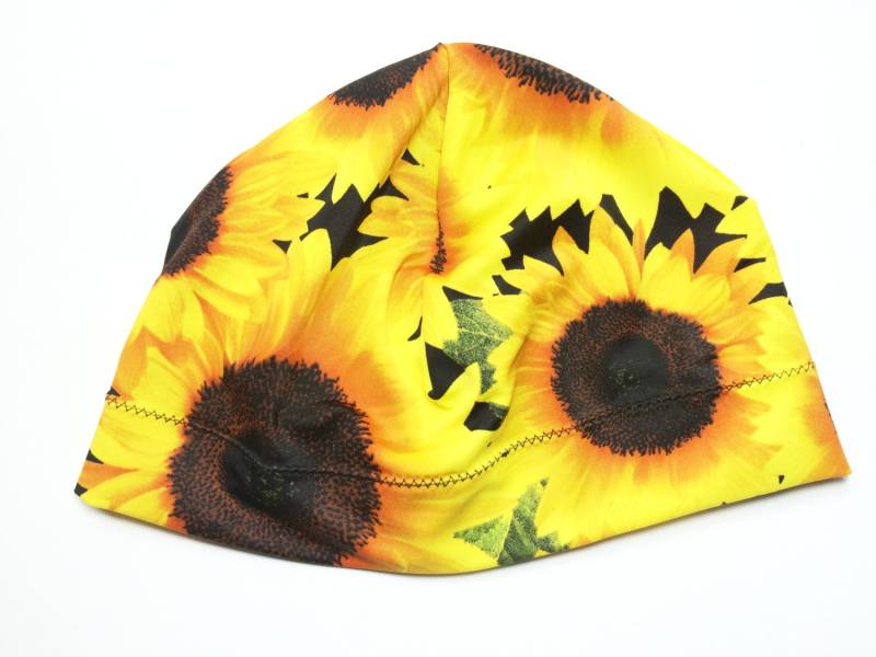 Mütze, Beanie, Sonnenblumen Print von ekobanz