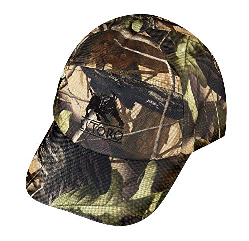 elToro Base Cap - Camo oder Schwarz (camo); ein idealer Begleiter beim Bogenschießen, bei der Jagd, oder beim Angeln von elToro