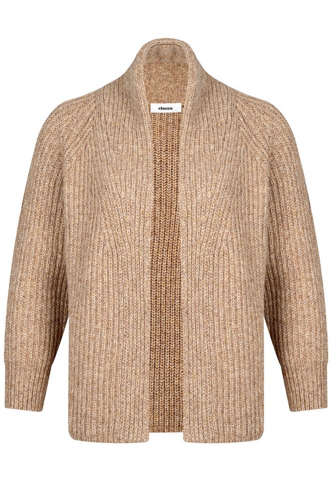 elanza Cardigan Strick-Cardigan in Sand (1-tlg) von elanza