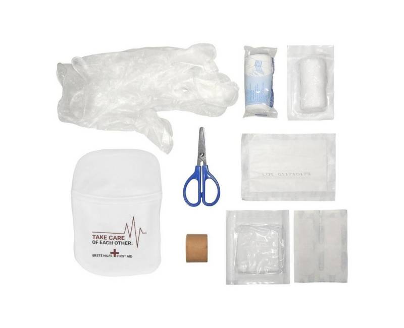 elasto Erste-Hilfe-Set Notfall-Set "Pouch" weiß von elasto