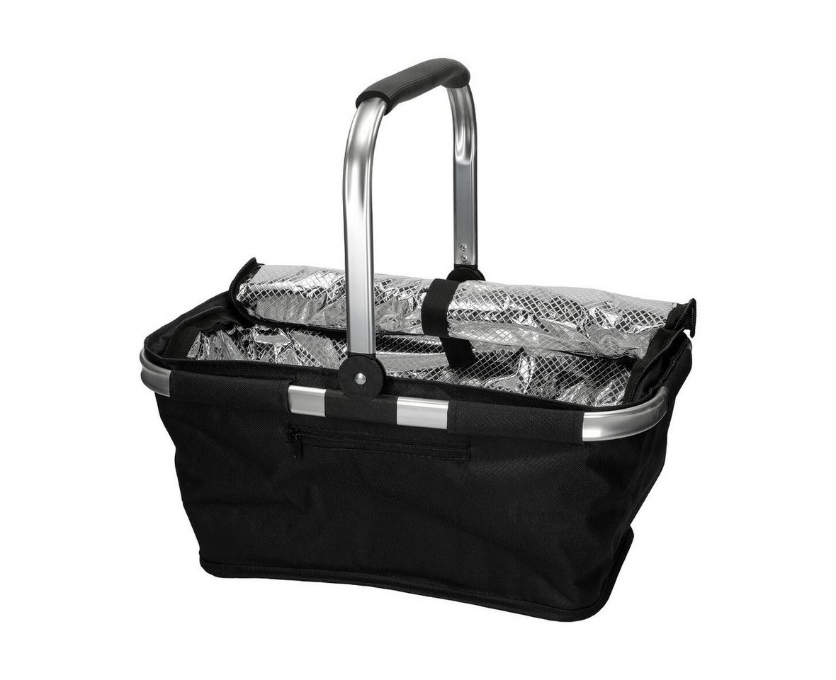 elasto Tragetasche Kühlkorb mit Henkel ca. 30 L - faltbarer Einkaufskorb mit Soft Griff von elasto