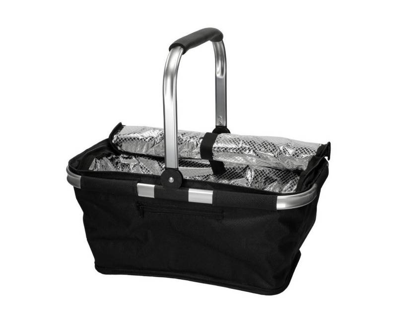 elasto Tragetasche Kühlkorb mit Henkel ca. 30 L - faltbarer Einkaufskorb mit Soft Griff von elasto