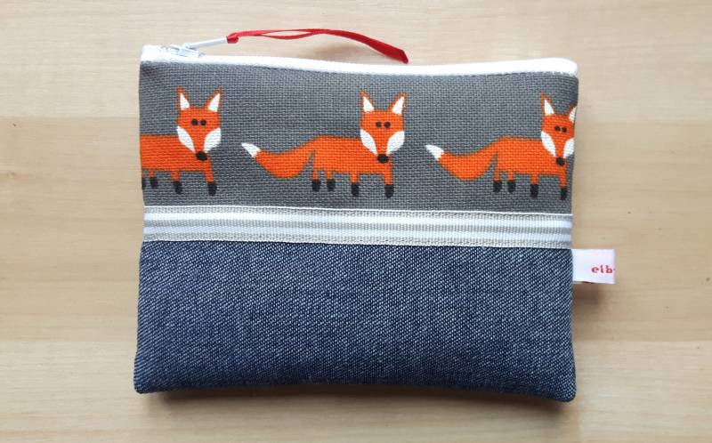 Kleines Portemonnaie Etui Geldbeutel Täschchen Fuchs Elb-Boje von elbboje
