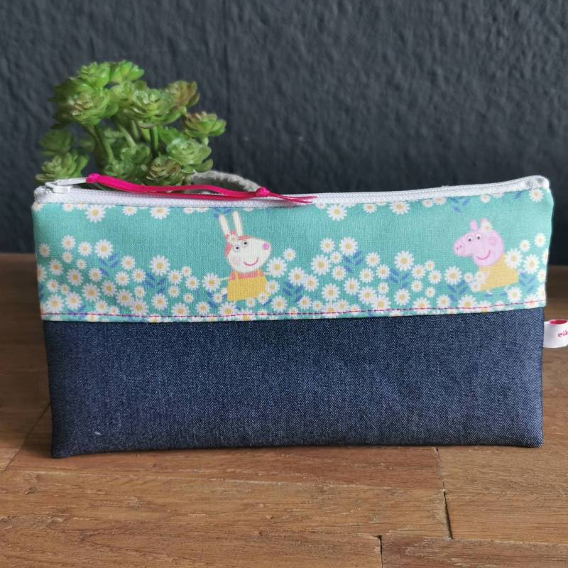 Schminktasche Börse Etui Federmäppchen Peppapig Peppa Wutz Elb-Boje von elbboje