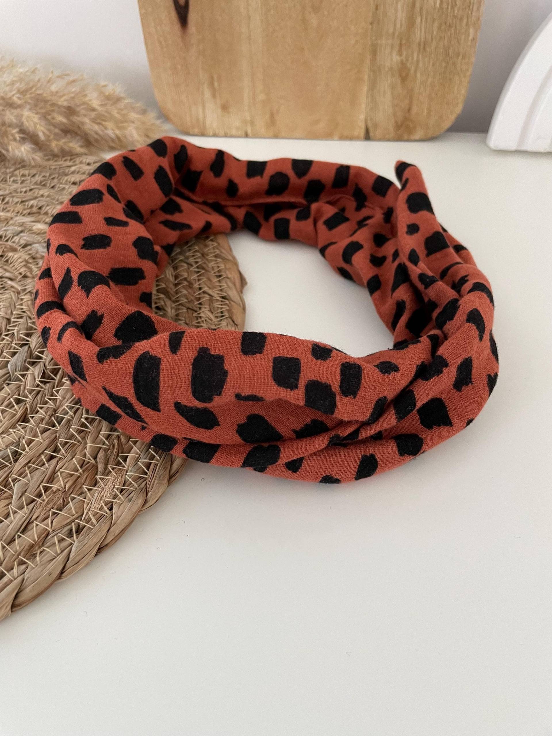 Drahthaarband Haarband Haargummi Accessoires Scrunchie Rost Tupfer von elbtueddel