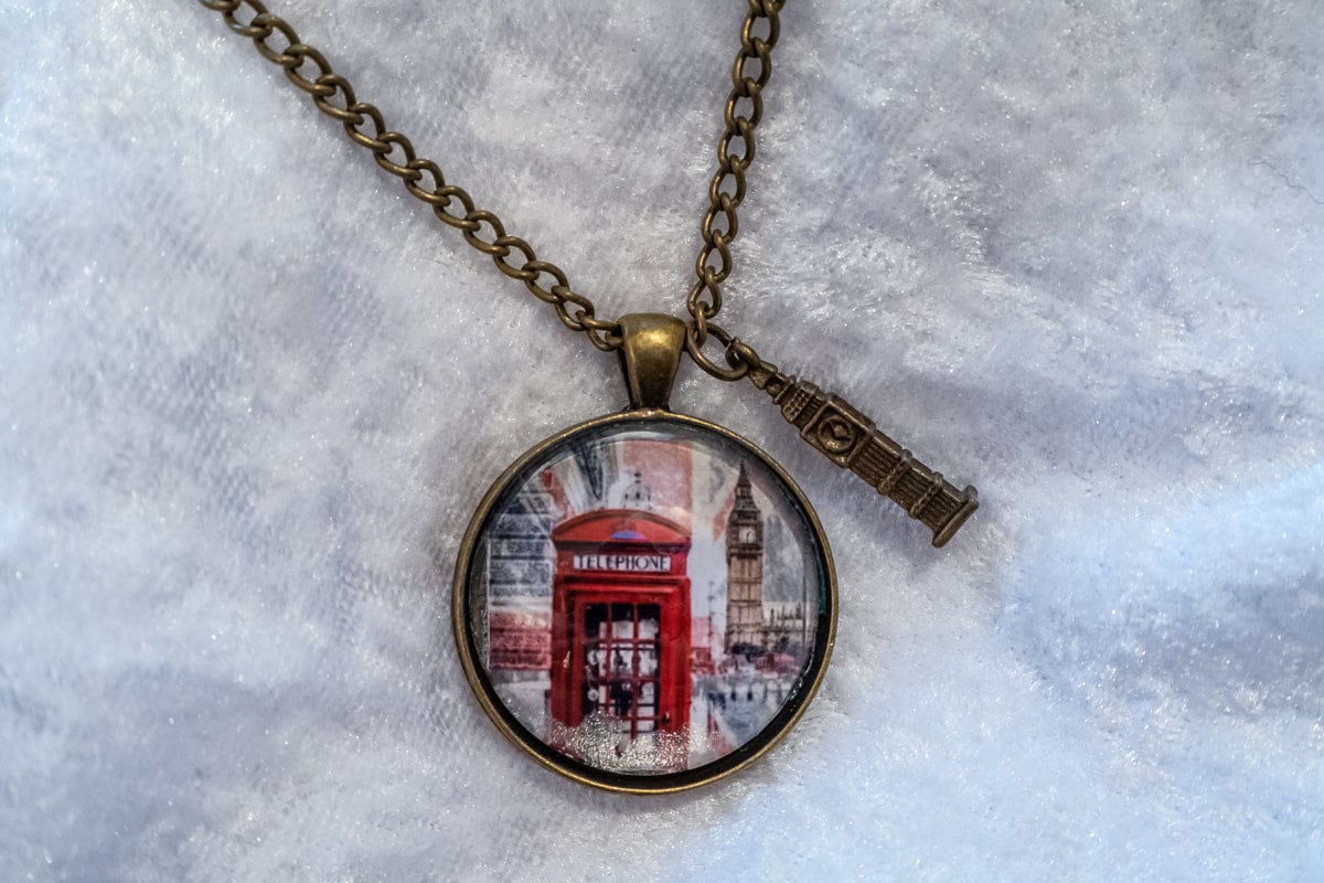 Vintage Bronze Halskette Mit Foto „London Westminster Vi" # Schmuck Und Fotografie Von Elbvue von elbvue