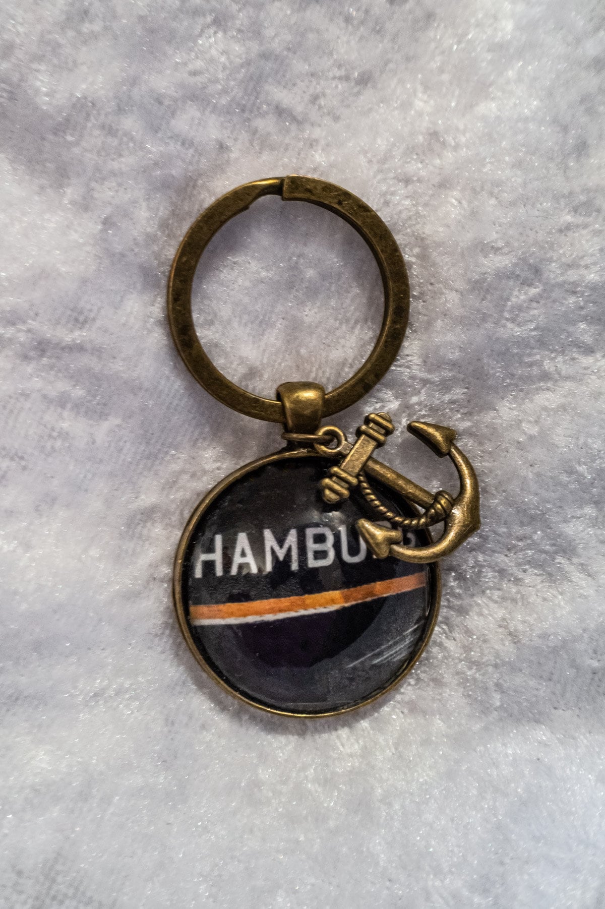 Vintage Bronze Schlüsselanhänger Mit Foto „Maritimes Hamburg V" # Fotografie Und Schmuck Von Elbvue von elbvue