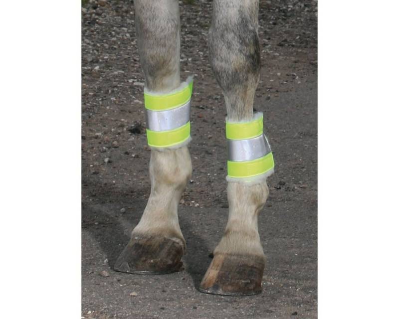 eldorado Gamaschen Reflektor-Gamaschen in neongelb, 4 Stück von eldorado