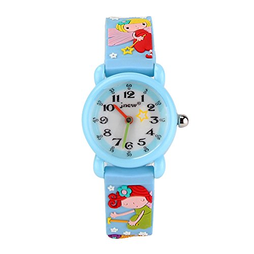 ele ELEOPTION Silikon Kinder Armbanduhr Wasserdicht 3D Cartoon Design runden Zifferblatt für Kinder von ele ELEOPTION