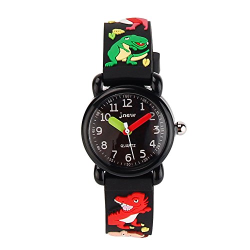 ele ELEOPTION Silikon Kinder Armbanduhr Wasserdicht 3D Cartoon Design runden Zifferblatt für Kinder von ele ELEOPTION