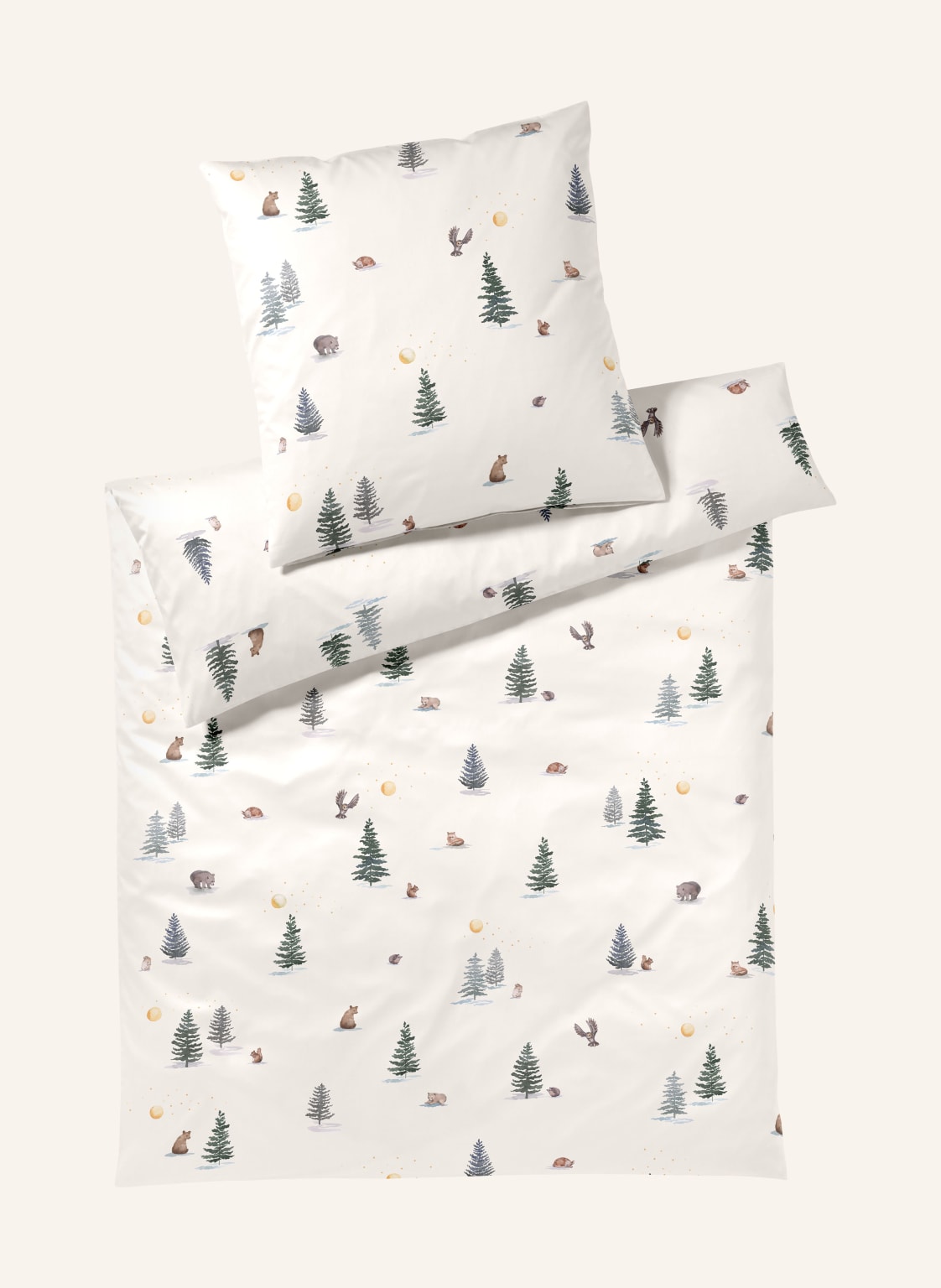 Elegante Bettwäsche Winterwald Jersey beige Elegante Bettwäsche Winterwald Jersey beige von elegante