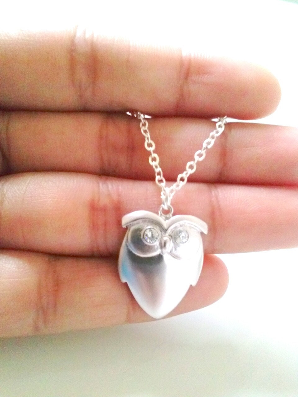 Eule Halskette, Silber Halloween Schmuck, Halskette Eule, Weihnachtsgeschenk, Weihnachtsgeschenk Eule Halskette, Silber Halloween Schmuck, Halskette Eule, Weihnachtsgeschenk, Weihnachtsgeschenk von elegantjewelry12