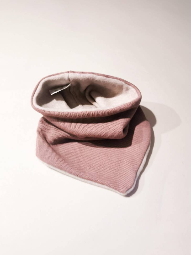 Dreiecks Loopschal Aus Feinstrick Mit Bio Fleece Für Babys & Kinder von eleokidswear