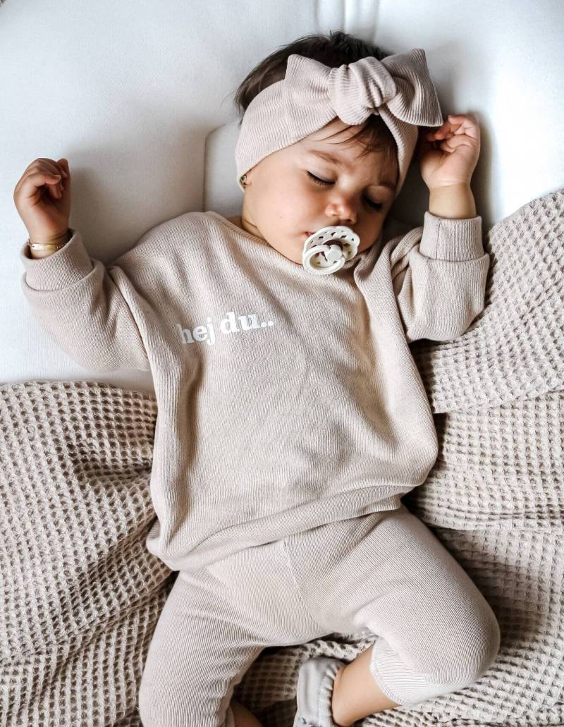 Hej Du.. Oversize - Pulli Aus Feinstrick Für Babys & Kinder | Gr. 56 Bis 164 Unisex Individuelle Anfertigung Handmade Pullover von eleokidswear