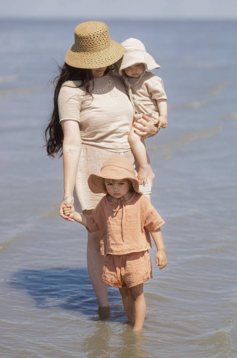 Mom Musselin Shirt Für Mama Aus 100% Baumwolle | Handmade Damen T-Shirt Mom Musselin Shirt Für Mama Aus 100% Baumwolle | Handmade Damen T-Shirt von eleokidswear