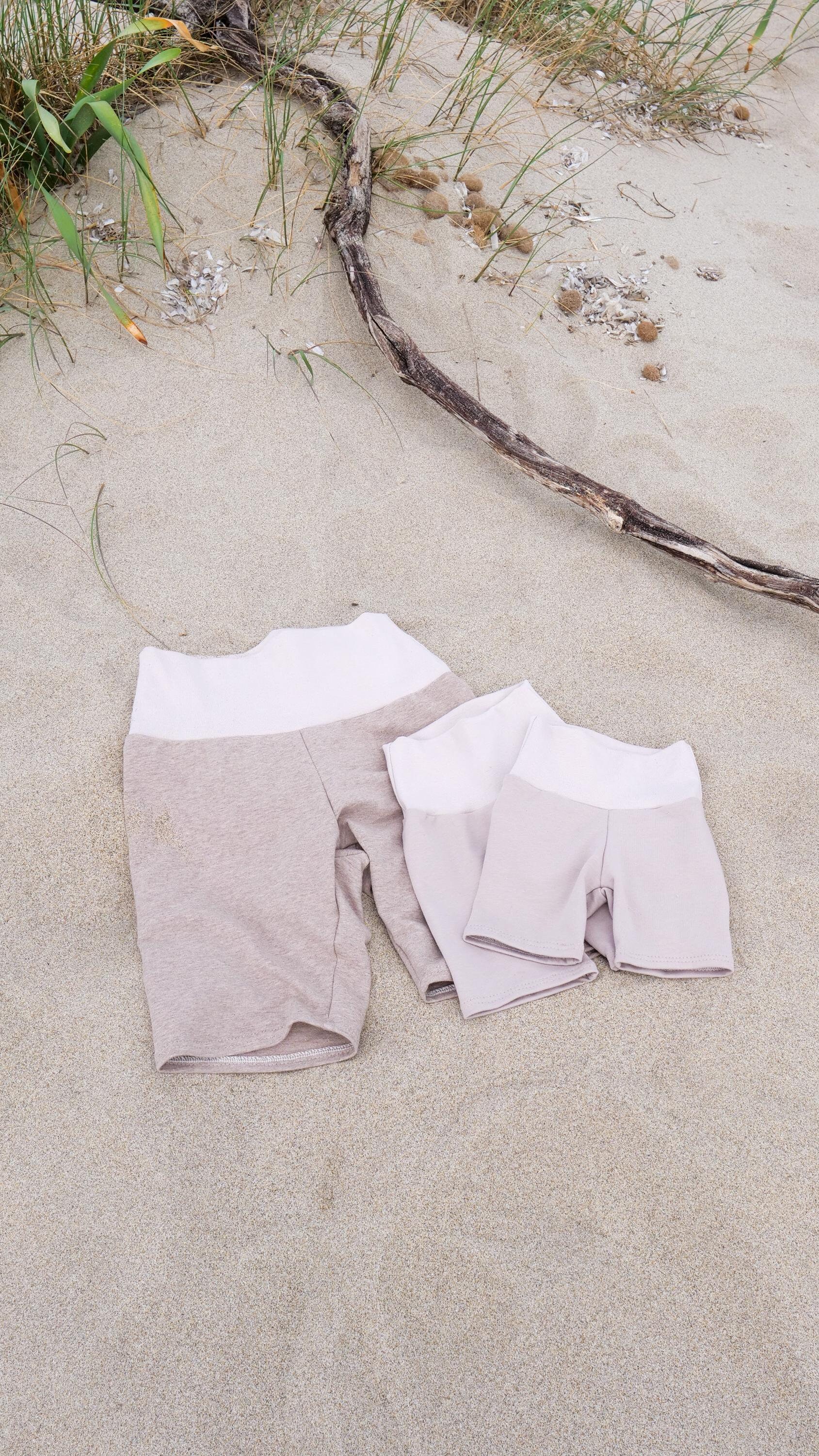 Mom & Mini Radlerhose Aus French Terry in Den Gr. 56-158/Partnerlook Für Mama Und Kind, Handmade Radlershorts Damen, Babys Kinder von eleokidswear