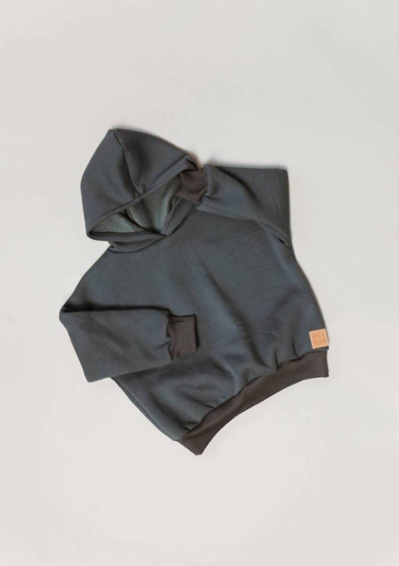 Oversize-Hoodie Aus Jogging Sweat Für Babys Und Kinder | Gr. 56 Bis 116 Unisex Individuelle Anfertigung Handmade Kapuzenpullover von eleokidswear