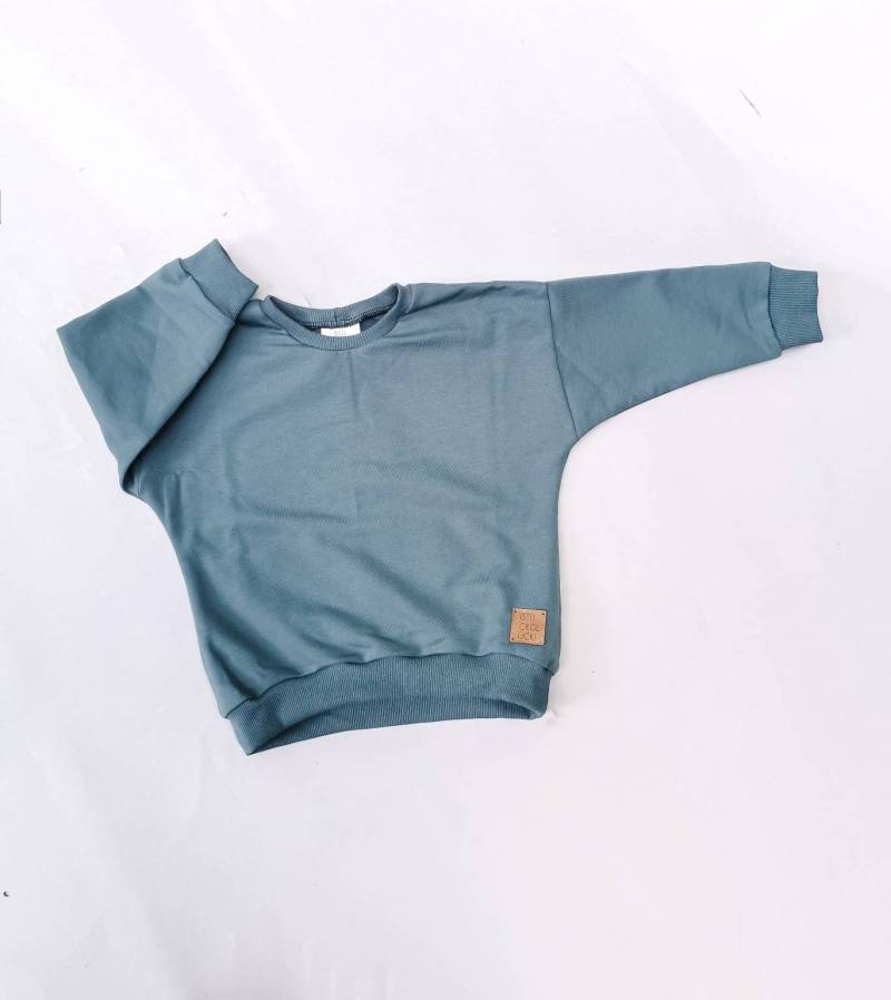 Oversize-Pullover Aus French Terry Für Babys Und Kinder | Gr. 56 Bis 116 Unisex Individuelle Anfertigung Handmade von eleokidswear