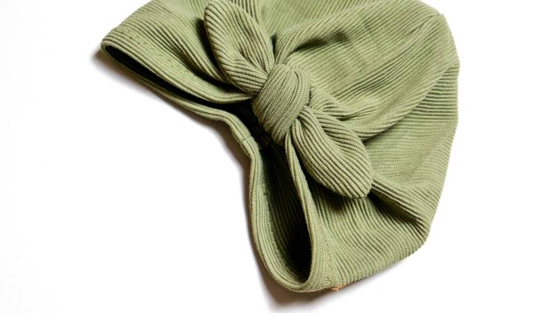 Rib-Jersey Turbanmütze Tulip Für Babys Und Kinder in Den Gr. 56 Bis 104. Mütze Mädchen von eleokidswear