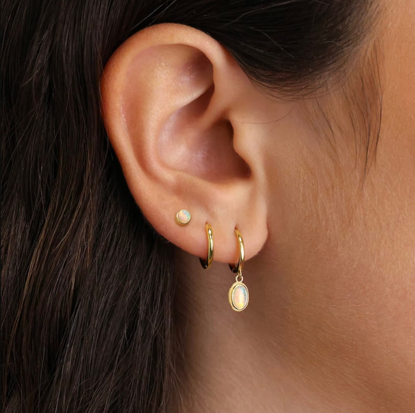 Weißer Opal X Cz Ohrring Geschenk Set Ohrstecker Creolen Bereit Für Sie Ohrringe Weißer Opal X Cz Ohrring Geschenk Set Ohrstecker Creolen Bereit Für Sie Ohrringe von elevado