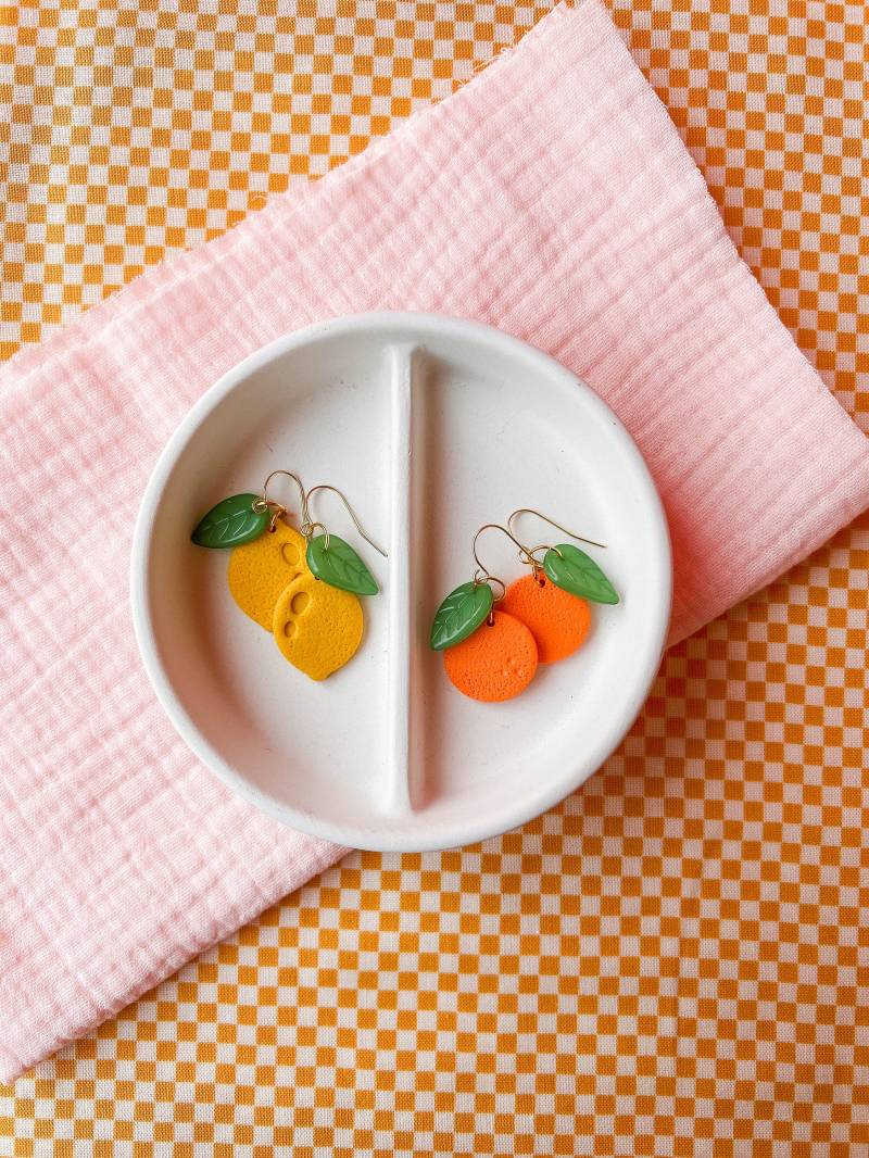 Fruity Cuties Ohrringe - Ton Fröhlicher Schmuck Bunte Sommer Obst von elevenandjane